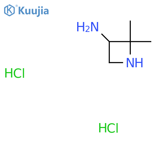 2,2-Dimethylazetidin-3-amine dihydrochloride structure
