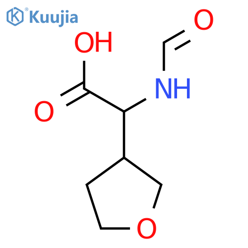 2-Formamido-2-(oxolan-3-yl)acetic acid structure
