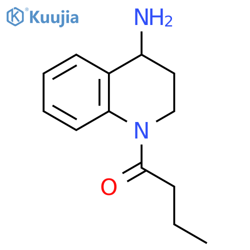1-(4-amino-1,2,3,4-tetrahydroquinolin-1-yl)butan-1-one structure