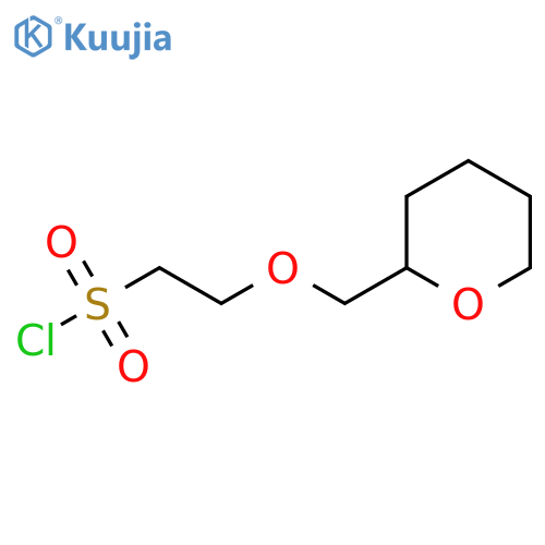 2-(oxan-2-yl)methoxyethane-1-sulfonyl chloride structure