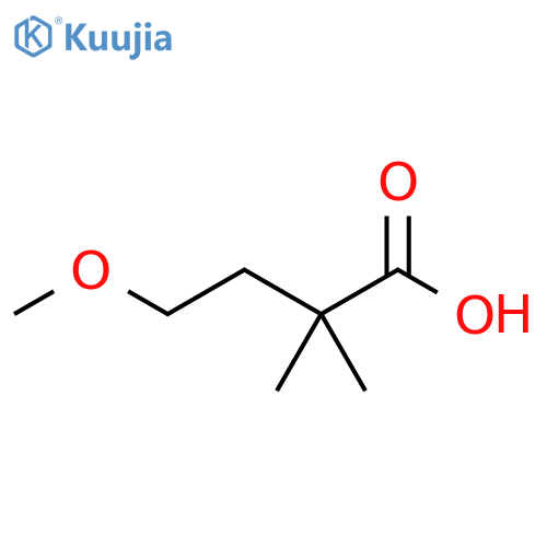 4-methoxy-2,2-dimethylbutanoic acid structure