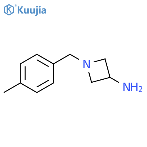 1-[(4-methylphenyl)methyl]azetidin-3-amine structure