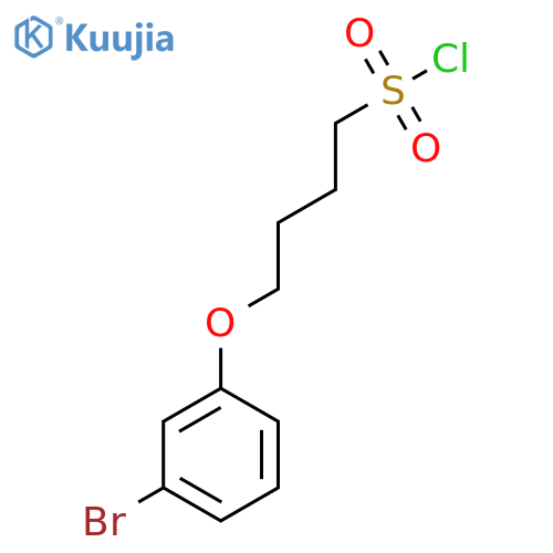 4-(3-bromophenoxy)butane-1-sulfonyl chloride structure