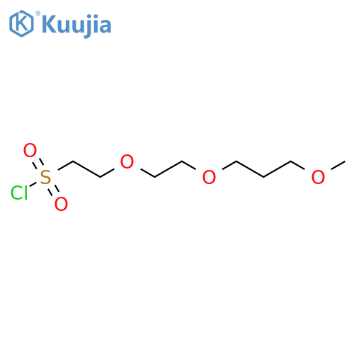 2-2-(3-methoxypropoxy)ethoxyethane-1-sulfonyl chloride structure