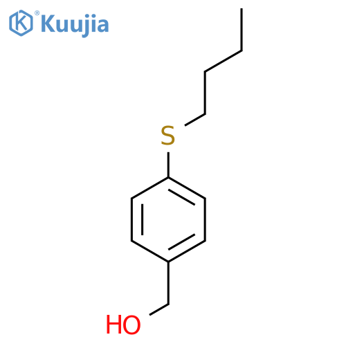 4-n-Butylthiobenzyl alcohol structure