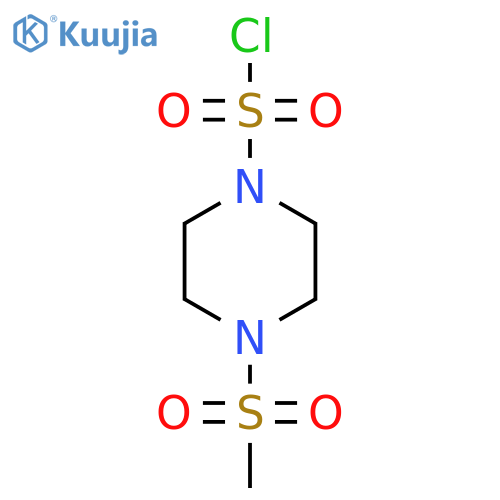 4-methanesulfonylpiperazine-1-sulfonyl chloride structure