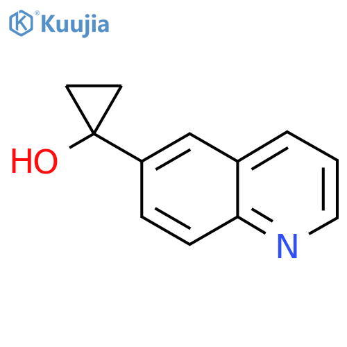 1-(quinolin-6-yl)cyclopropan-1-ol structure