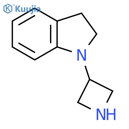 1-(azetidin-3-yl)-2,3-dihydro-1H-indole structure
