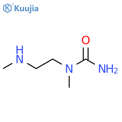 1-methyl-1-2-(methylamino)ethylurea structure