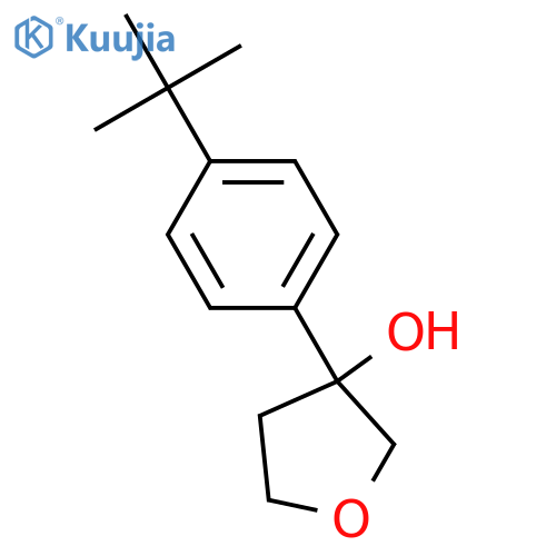 3-[4-(1,1-Dimethylethyl)phenyl]tetrahydro-3-furanol structure