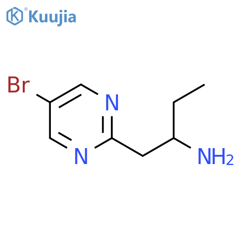 1-(5-Bromopyrimidin-2-yl)butan-2-amine structure