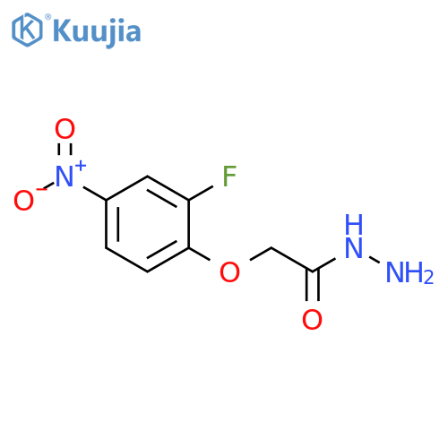 2-(2-Fluoro-4-nitrophenoxy)acetohydrazide structure