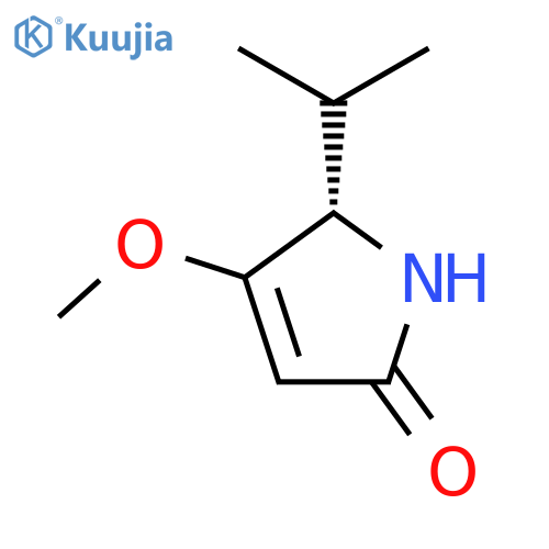 2H-Pyrrol-2-one,1,5-dihydro-4-methoxy-5-(1-methylethyl)-,(S)-(9CI) structure