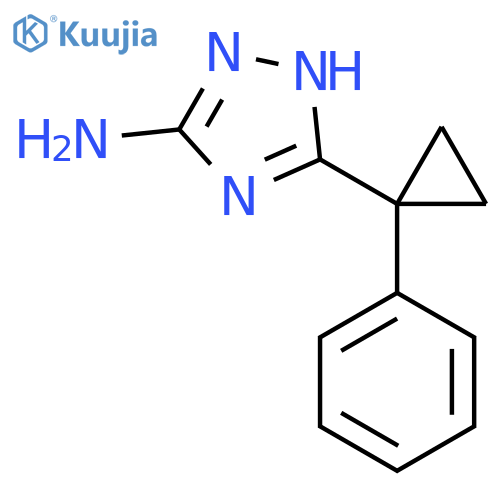 5-(1-Phenyl-cyclopropyl)-2H-[1,2,4]triazol-3-ylamine structure