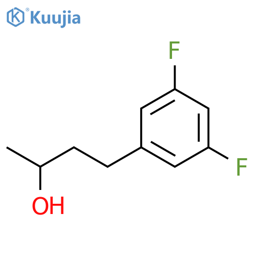 4-(3,5-difluorophenyl)butan-2-ol structure