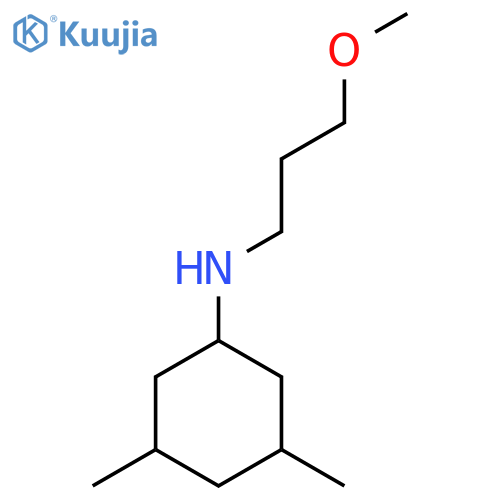 N-(3-methoxypropyl)-3,5-dimethylcyclohexan-1-amine structure