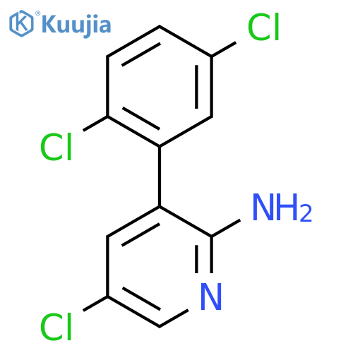 2-Amino-5-chloro-3-(2,5-dichlorophenyl)pyridine structure