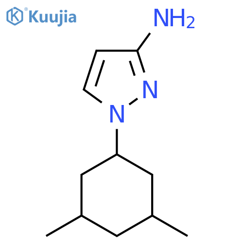 1-(3,5-Dimethylcyclohexyl)-1h-pyrazol-3-amine structure