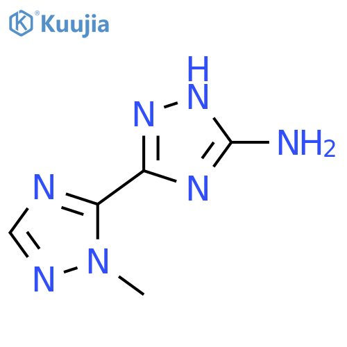 3-(1-methyl-1H-1,2,4-triazol-5-yl)-1H-1,2,4-triazol-5-amine structure