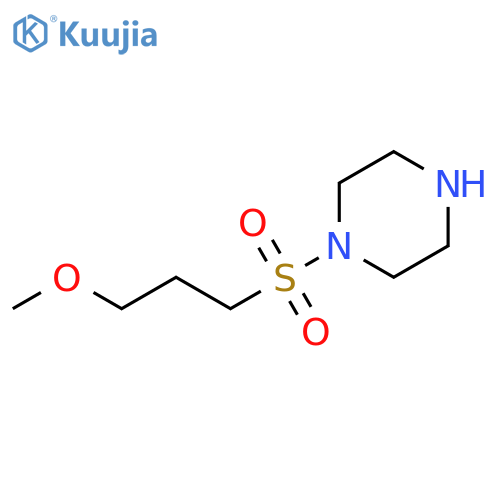 1-(3-methoxypropanesulfonyl)piperazine structure