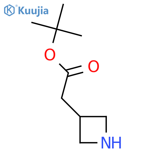 tert-butyl 2-(azetidin-3-yl)acetate structure