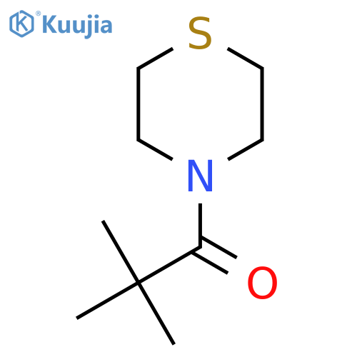 2,2-dimethyl-1-(thiomorpholin-4-yl)propan-1-one structure
