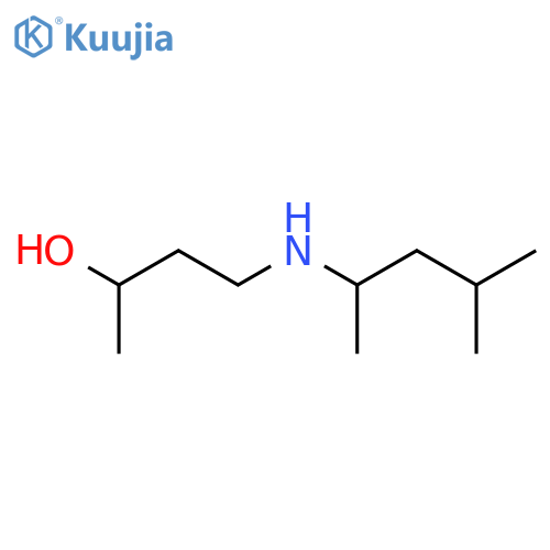 4-(4-methylpentan-2-yl)aminobutan-2-ol structure