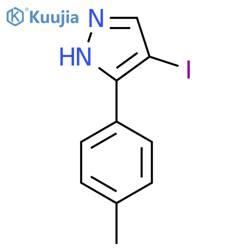 4-Iodo-3-p-tolyl-1H-pyrazole structure
