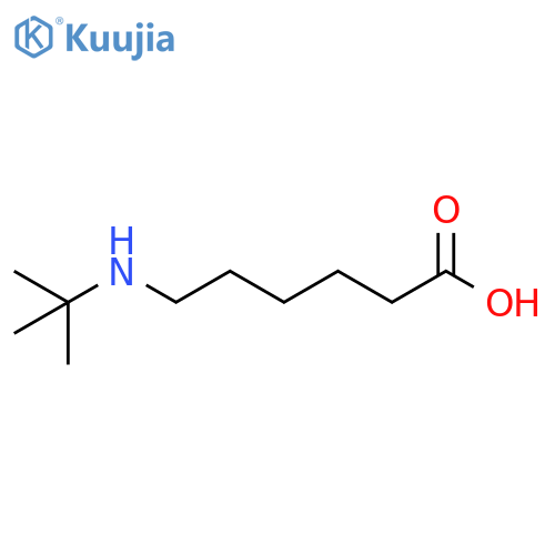 6-(tert-butylamino)hexanoic acid structure
