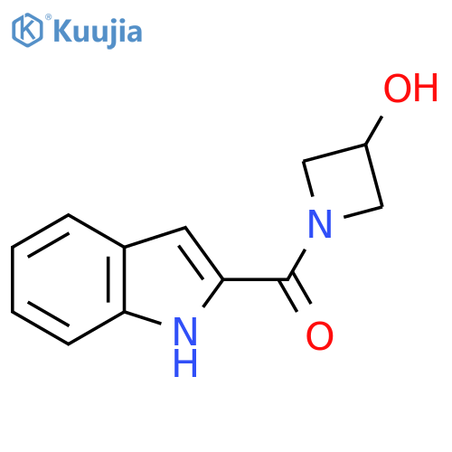 Methanone, (3-hydroxy-1-azetidinyl)-1H-indol-2-yl- structure