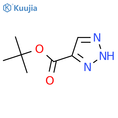 Tert-Butyl 1H-1,2,3-triazole-4-carboxylate structure