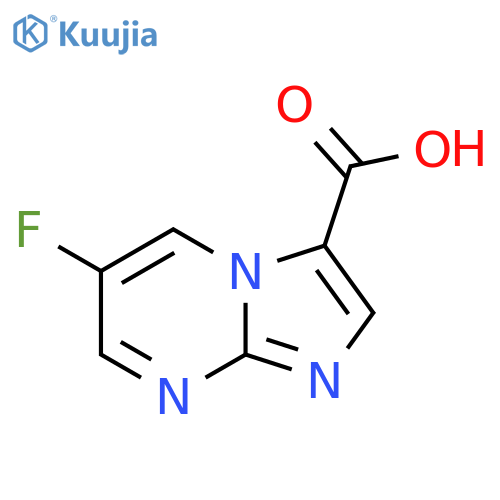 6-Fluoroimidazo[1,2-a]pyrimidine-3-carboxylic acid structure