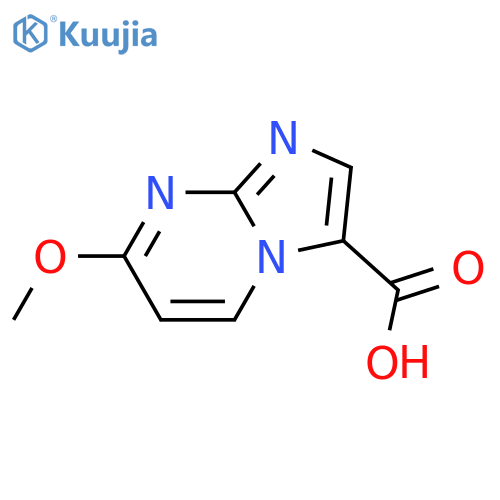 7-methoxyimidazo[1,2-a]pyrimidine-3-carboxylic acid structure