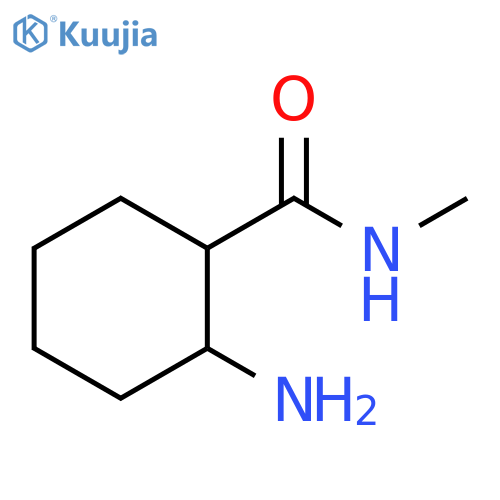 2-amino-N-methylcyclohexane-1-carboxamide structure