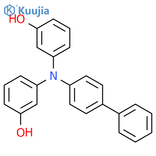 Phenol, 3,3'-([1,1'-biphenyl]-4-ylimino)bis- structure