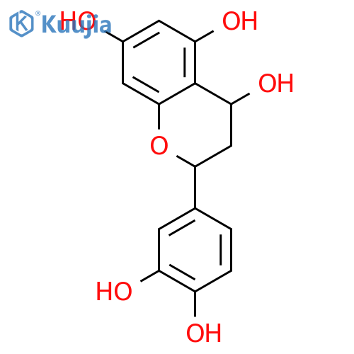 2H-1-Benzopyran-3,5,7-triol,2-(3,4-dihydroxyphenyl)-3,4-dihydro- structure