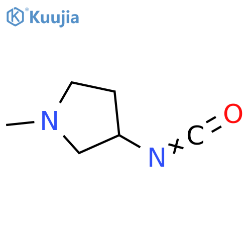 3-isocyanato-1-methylpyrrolidine structure