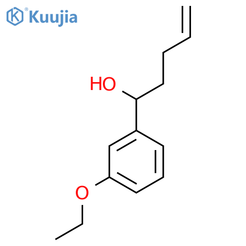 Benzenemethanol, α-3-buten-1-yl-3-ethoxy- structure