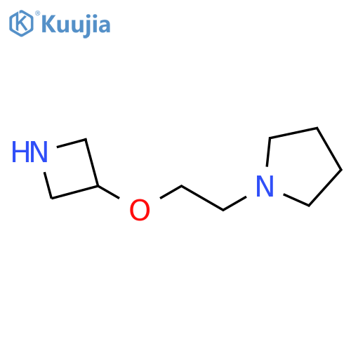 Pyrrolidine, 1-[2-(3-azetidinyloxy)ethyl]- structure