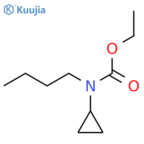 Carbamic acid, N-butyl-N-cyclopropyl-, ethyl ester structure