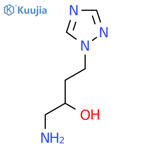 1-amino-4-(1H-1,2,4-triazol-1-yl)butan-2-ol structure