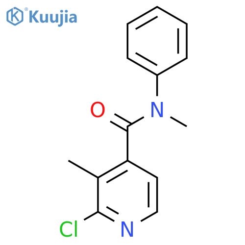 2-Chloro-N,3-dimethyl-N-phenylisonicotinamide structure