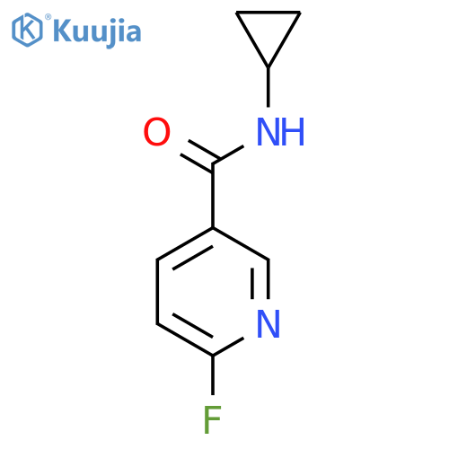 N-Cyclopropyl-6-fluoropyridine-3-carboxamide structure