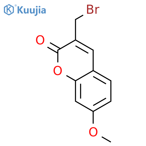 3-(Bromomethyl)-7-methoxy-2H-chromen-2-one structure