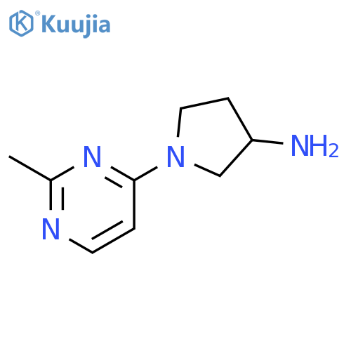 1-(2-methylpyrimidin-4-yl)pyrrolidin-3-amine structure