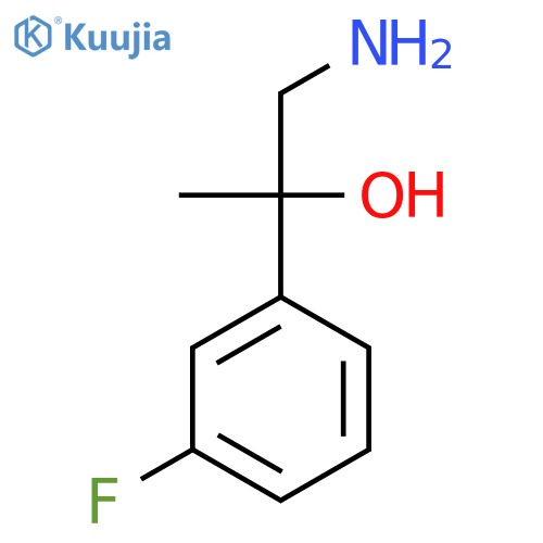 1-Amino-2-(3-fluorophenyl)propan-2-ol structure