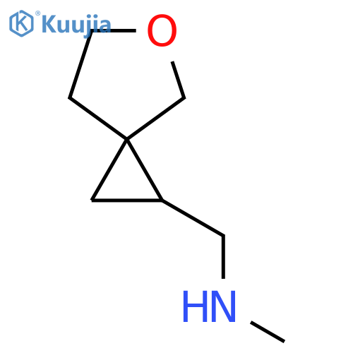 methyl({5-oxaspiro2.4heptan-1-yl}methyl)amine structure