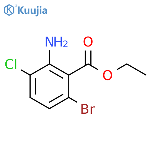 ethyl 2-amino-6-bromo-3-chlorobenzoate structure