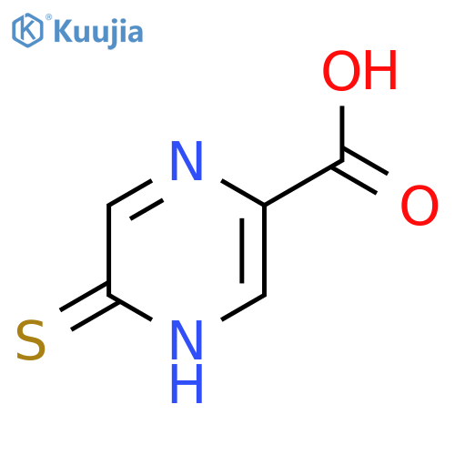 5-Sulfanylpyrazine-2-carboxylic acid structure