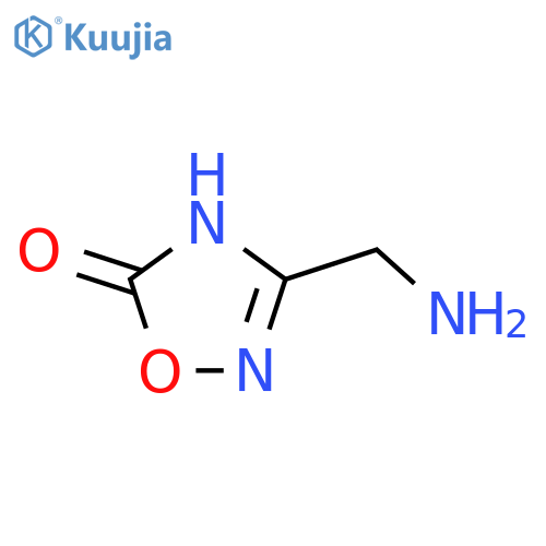 3-(Aminomethyl)-1,2,4-oxadiazol-5-ol structure